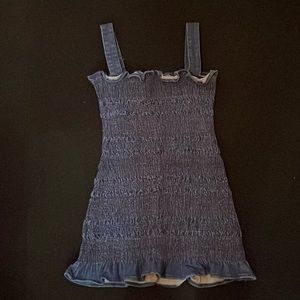 Jean mini dress. Size 0. Urban outfitters.
